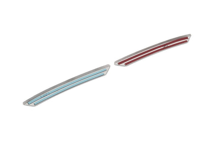 Stainless steel front bumper protectors (2009-2013, 2 pcs) for Skoda Yeti 2009-2017 - image 4