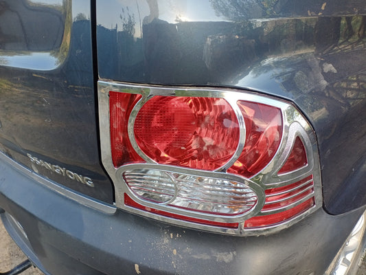 Chrome Tail Light Covers (2 pcs, plastic) for SsangYong Action 2005-2018 - image 1