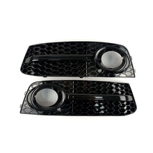 RS-Style fog light grilles (2007-2011, 2 pcs, Black) for Audi A4 B8 2007-2015 - image 2