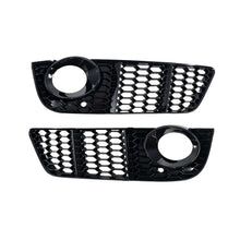 Fog light grilles RS-Style V-1 (2007-2011, 2 pcs, Black) for Audi A5 2007-2015 - image 2
