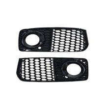 Fog light grilles RS-Style V-2 (2007-2011, 2 pcs, Black) for Audi A5 2007-2015 - image 2