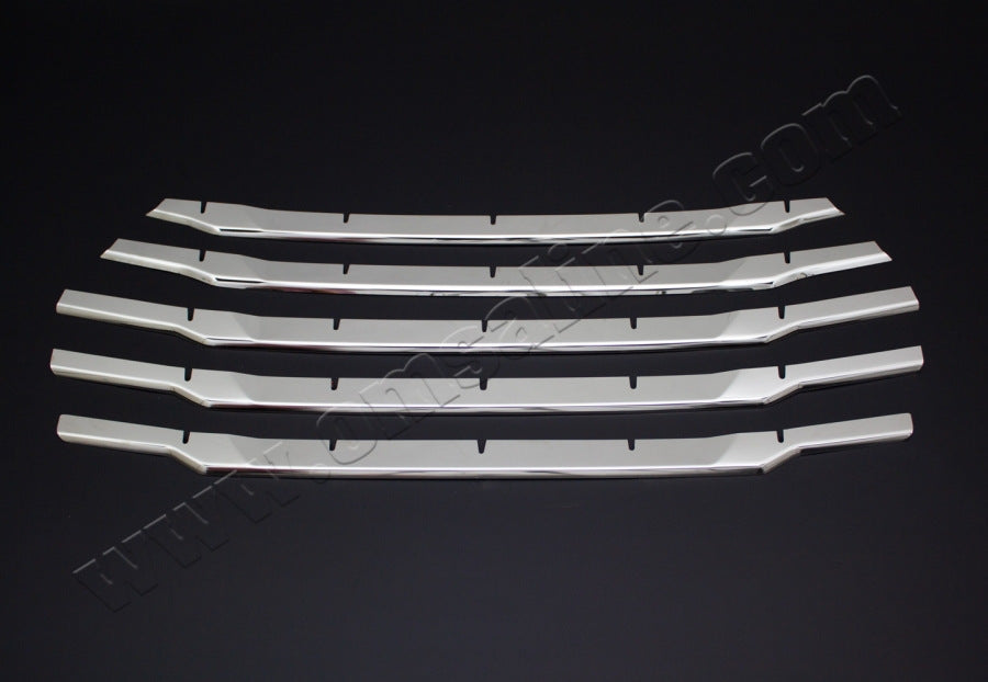 Grille Trim Covers OmsaLine (2018↗, 4 pcs, Stainless Steel) for Ford Courier 2014-2023 - image 4