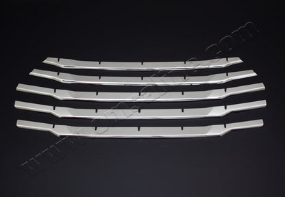 Grille Trim Covers OmsaLine (2018↗, 4 pcs, Stainless Steel) for Ford Courier 2014-2023 - image 4