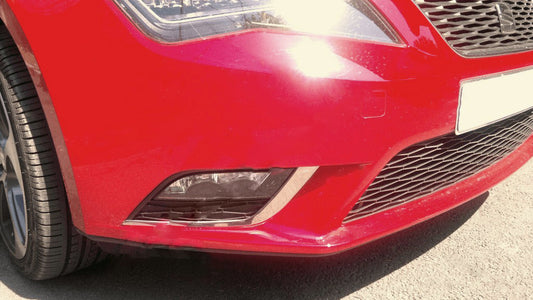 Chrome Fog Light Covers (Stainless Steel) for Seat Ibiza 2010-2017 - image 1