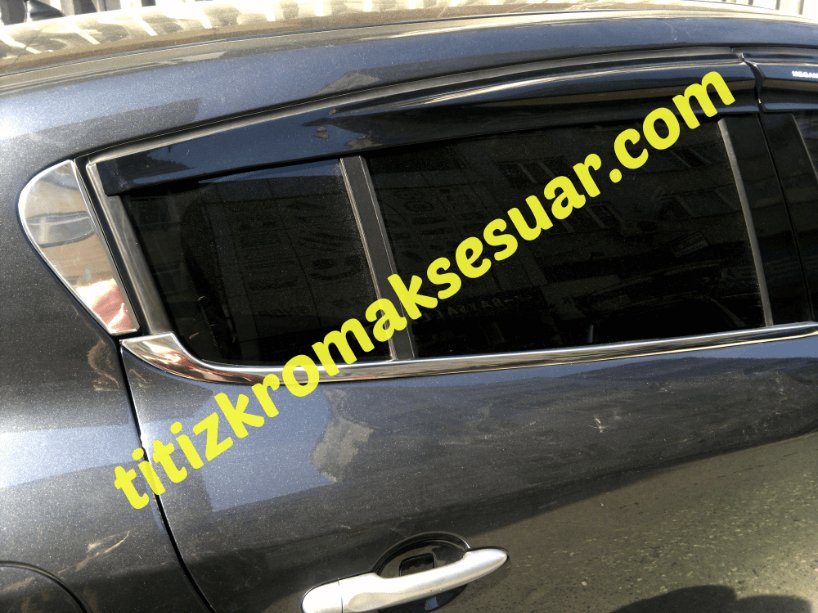 Upper window trim (HB, 6 pcs, stainless steel) for Renault Megane III 2009-2016 - image 5