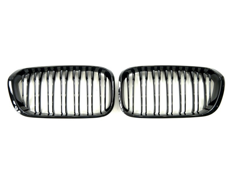 M-Look Kidney Grilles (2015-2019, Gloss Black) for BMW 1 Series F20/F21 2011-2019 - image 2