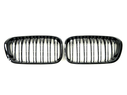 M-Look Kidney Grilles (2015-2019, Gloss Black) for BMW 1 Series F20/F21 2011-2019 - image 2