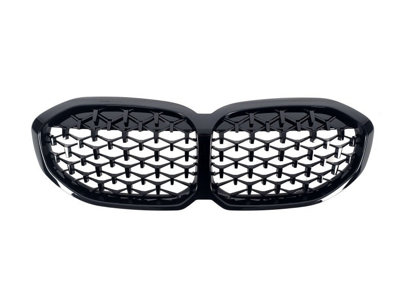 Diamond Black Kidney Grille (1 pc) for BMW 1 Series F40 2019-2024 - image 2