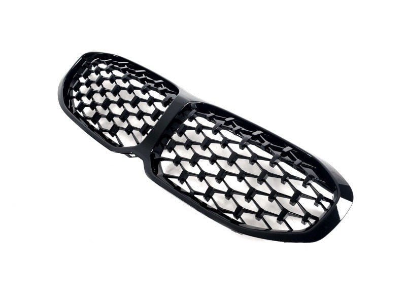Diamond Black Kidney Grille (1 pc) for BMW 1 Series F40 2019-2024 - image 3