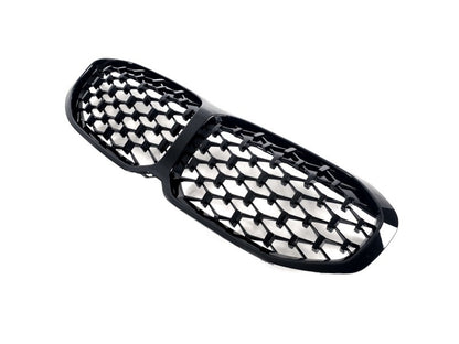 Diamond Black Kidney Grille (1 pc) for BMW 1 Series F40 2019-2024 - image 3