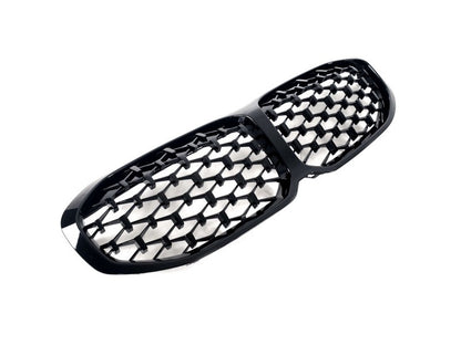 Diamond Black Kidney Grille (1 pc) for BMW 1 Series F40 2019-2024 - image 5