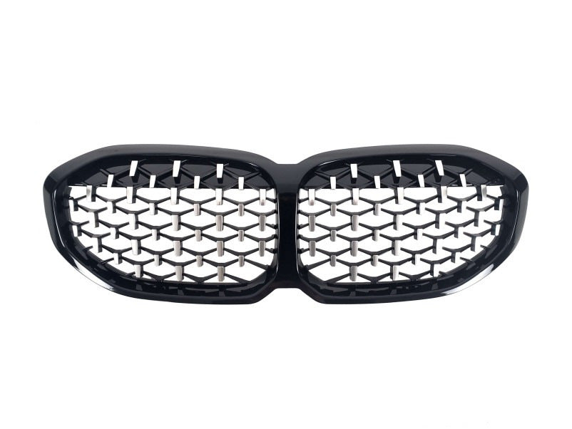 Diamond Silver Kidney Grille (1 pc) for BMW 1 Series F40 2019-2024 - image 2