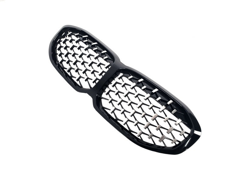 Diamond Silver Kidney Grille (1 pc) for BMW 1 Series F40 2019-2024 - image 4