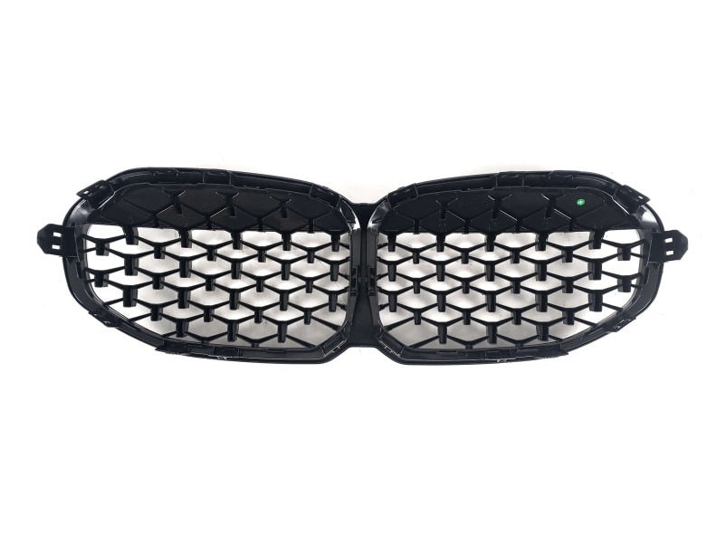 Diamond Silver Kidney Grille (1 pc) for BMW 1 Series F40 2019-2024 - image 6