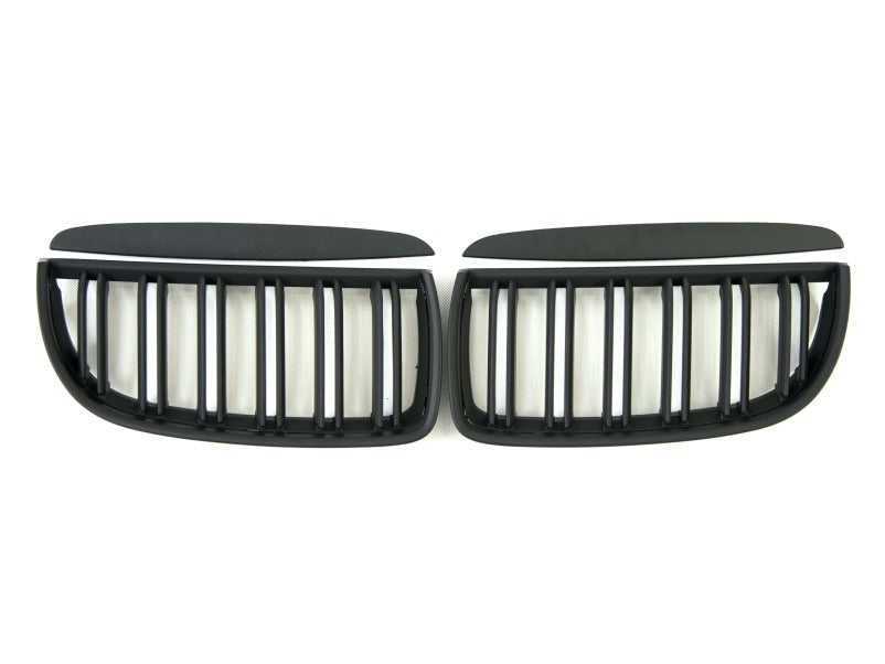 Kidney Grilles M-Look (for E-90/91 2005-2008, Matte Black) for BMW 3 Series E90/E91 2005-2011 - image 2