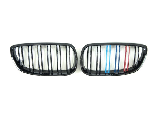 M-Look Kidney Grilles (for 2005-2009, M-Color) for BMW 3 Series E92/E93 2006–2013 - image 2