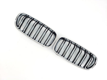 Kidneys M-Look (Gloss Black with Chrome Trim) for BMW 3 Series F30/F31 2012-2019 - image 3