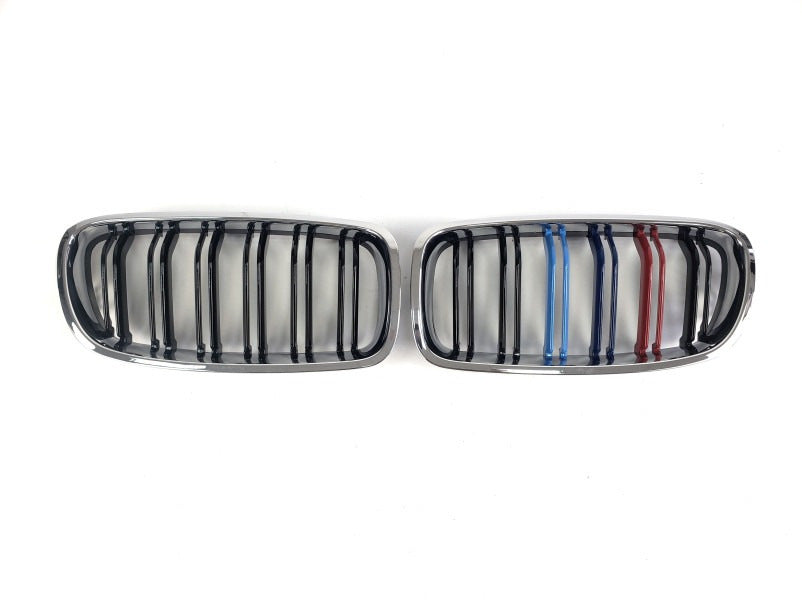Kidneys M-Look (M-Color with Chrome Trim) for BMW 3 Series F30/F31 2012-2019 - image 2