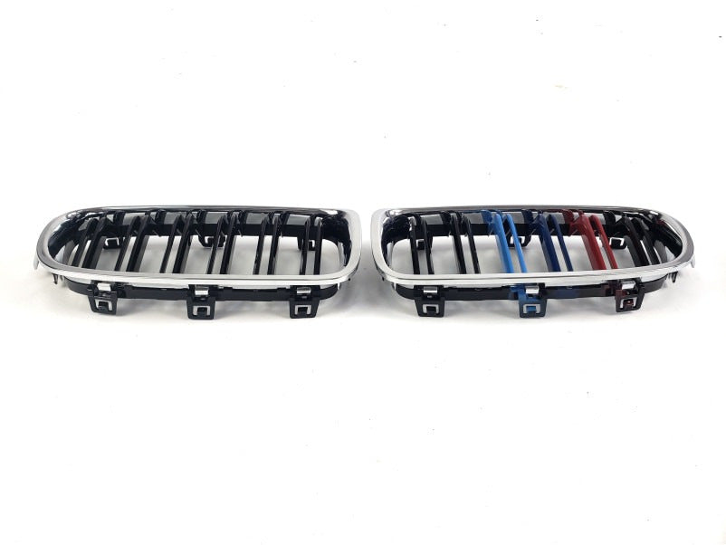 Kidneys M-Look (M-Color with Chrome Trim) for BMW 3 Series F30/F31 2012-2019 - image 4