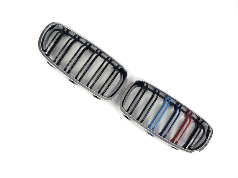 Kidneys M-Look (M-Color with Chrome Trim) for BMW 3 Series F30/F31 2012-2019 - image 3