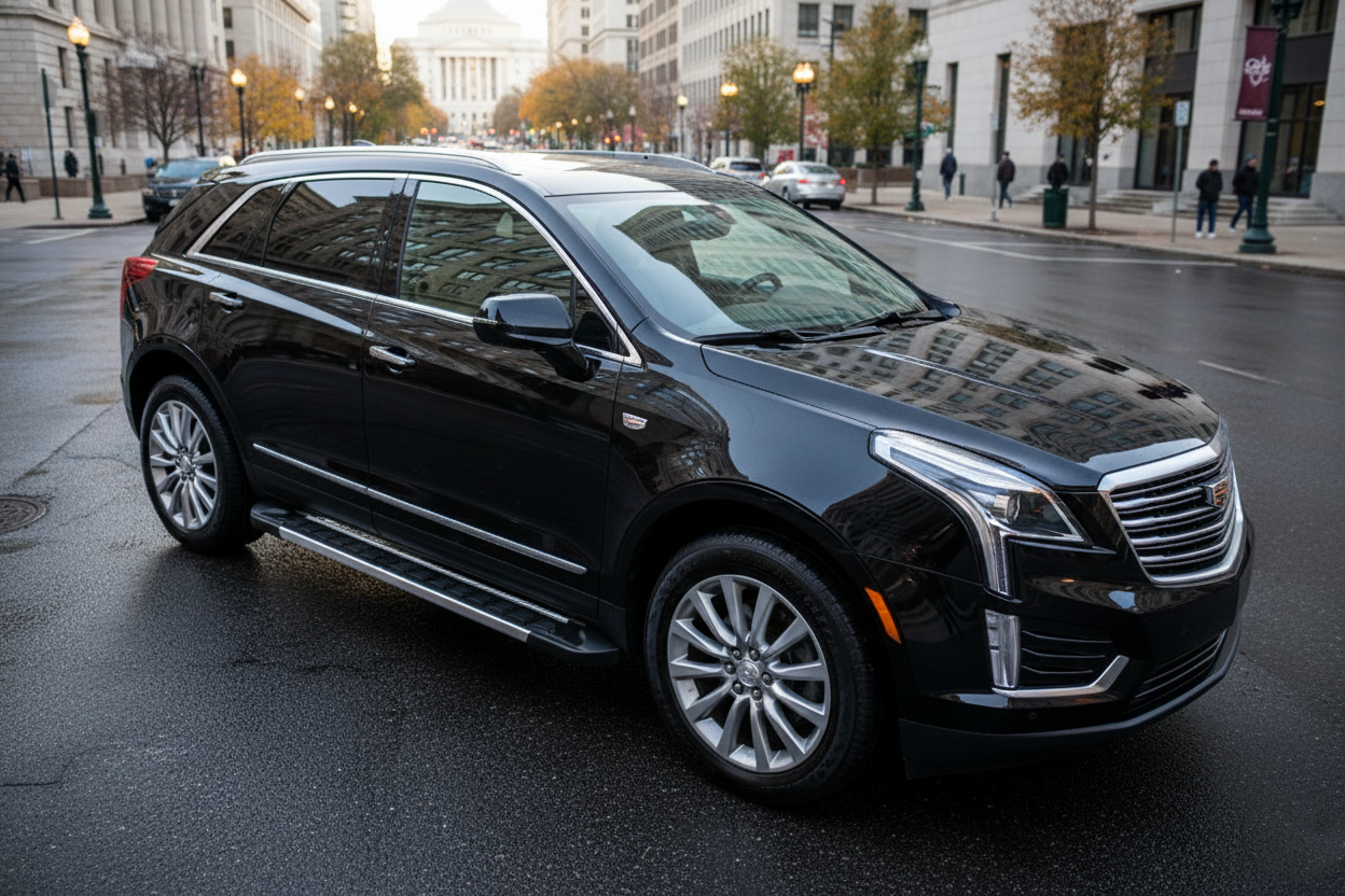 Side Steps RedLine V1 (2 pcs, Aluminum) for Cadillac XT5 2016- - image 1