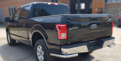 Rear Corner Bars AK003 (2 pcs, stainless steel) for Ford F-150 2014-2021 - image 1