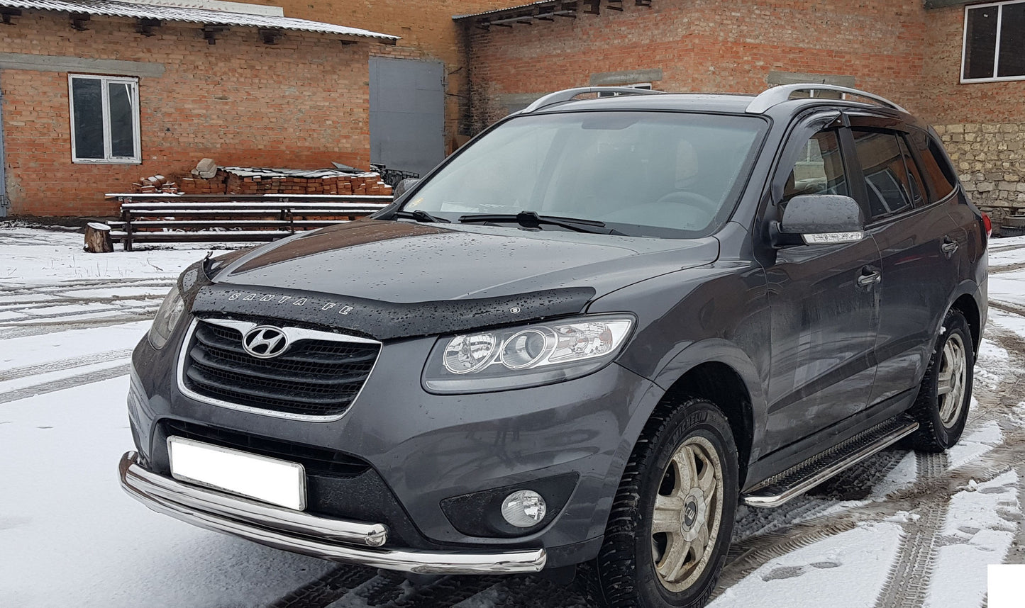 Front Bull Bar ST014 (Stainless Steel) for Hyundai Santa Fe 2 2006-2012 - image 2