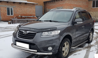 Front Bull Bar ST014 (Stainless Steel) for Hyundai Santa Fe 2 2006-2012 - image 2