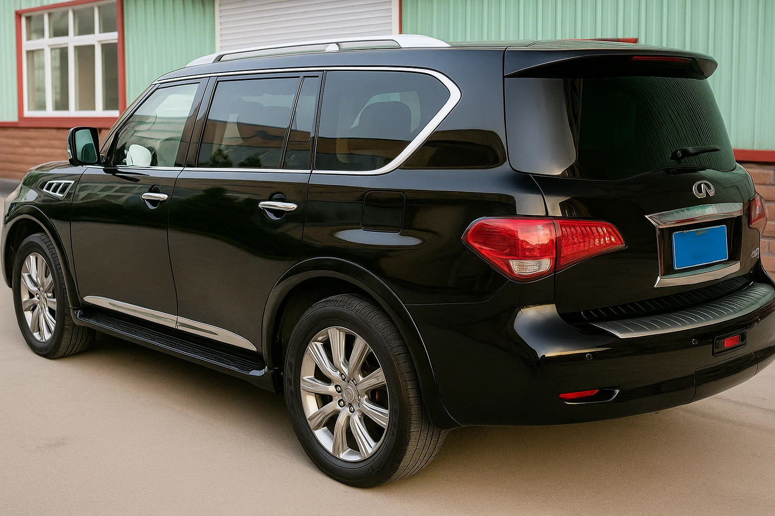 Door Moldings (4 pcs, Chrome) for Nissan Armada 2016-2024 - image 1