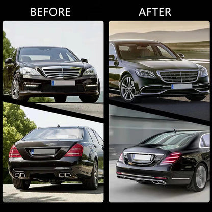 Facelift Body Kit to W222 AMG S63 for Mercedes S-сlass W221 2005-2013 - image 3