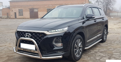 Bull Bar WT006 Stainless Steel for Hyundai Santa Fe 4 2018-2023 - image 3