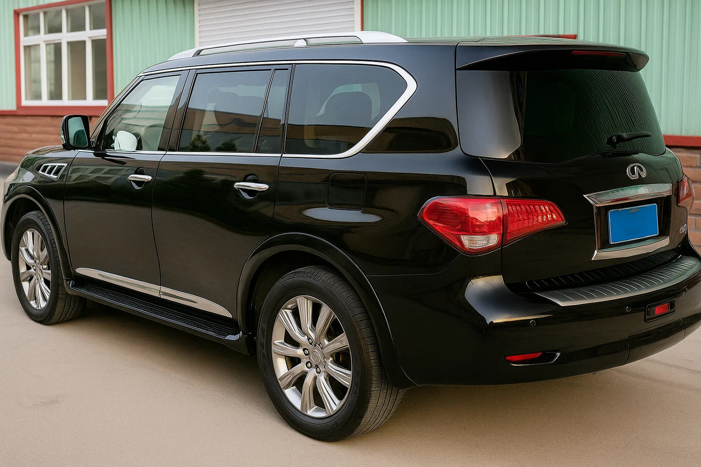 Door Moldings (4 pcs, Chrome) for Nissan Patrol Y62 2010-2024 - image 1