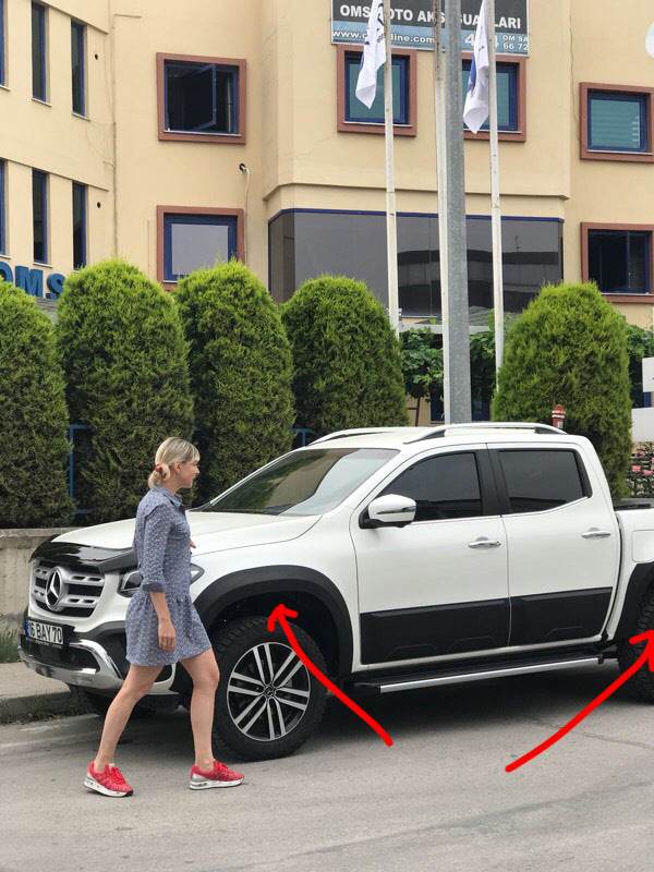 Fender flares (painted) for Mercedes X class - Reelken Auto