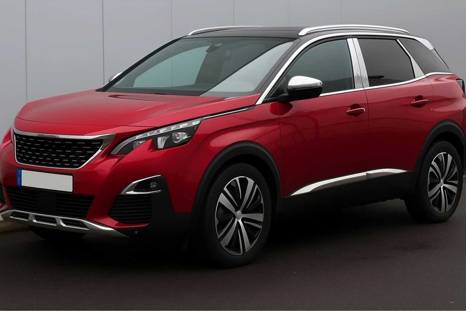 Stainless Steel Door Pillar Covers for Peugeot 3008 2016-2023 - image 1