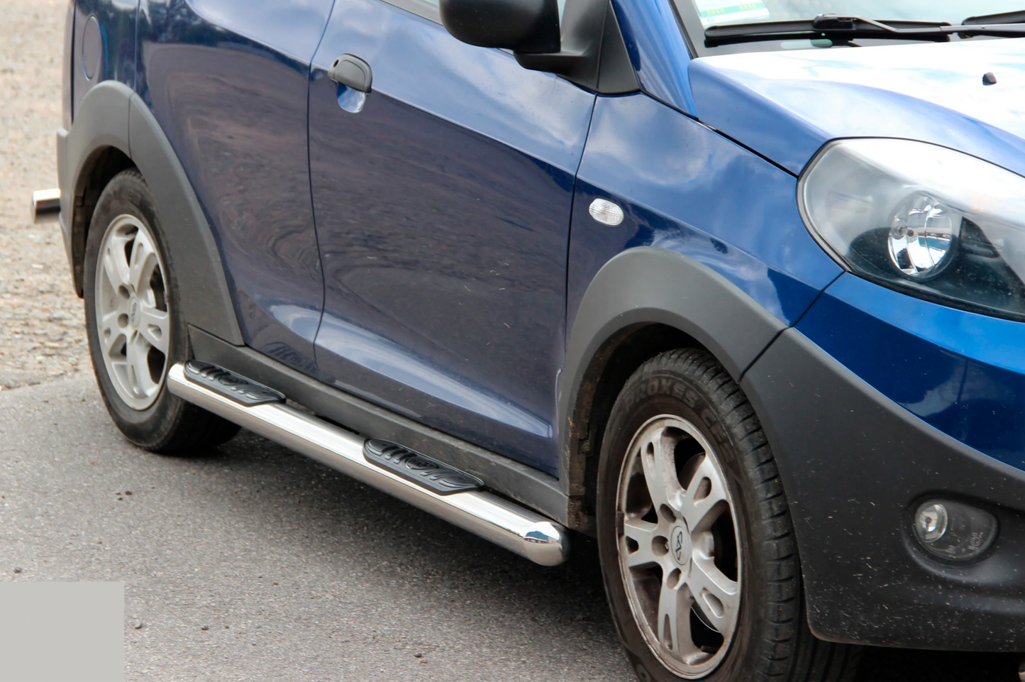 Side Pipes (2 pcs, Stainless Steel) for Chery Beat 2009-2015 - image 1