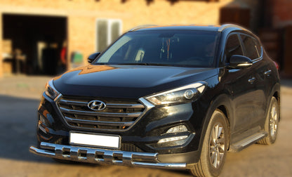 Front Bull Bar Shark Stainless Steel for Hyundai Tucson TL 2016-2021 - image 2