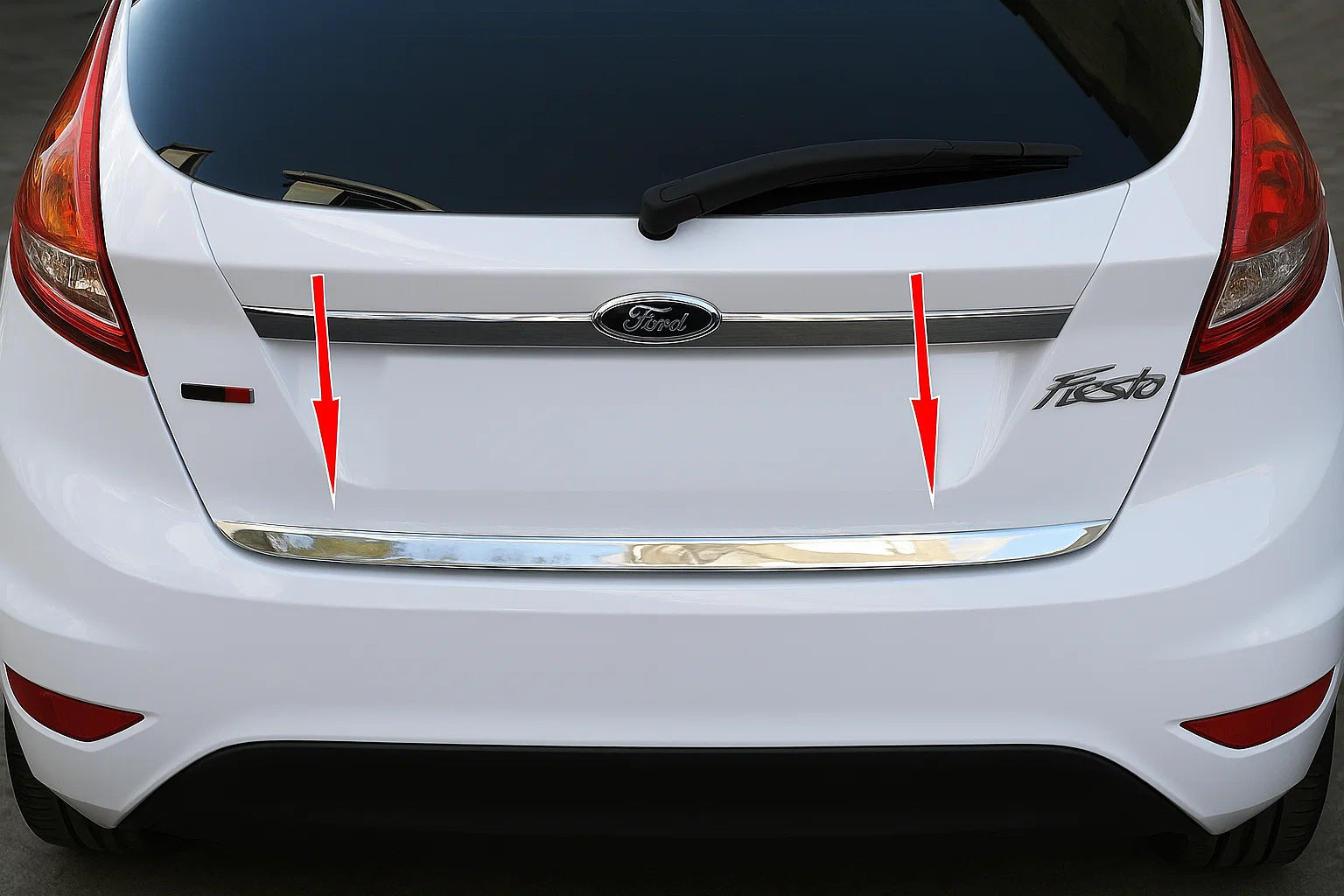 Trunk Trim Stainless Steel for Ford Fiesta 2008-2017 - image 3