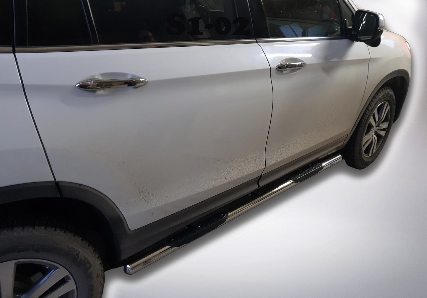 Side Bars (2 pcs, Stainless Steel) for Honda Pilot 2015-2022 - image 2