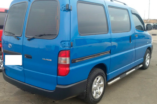 Side Bars (2 pcs, Stainless Steel) for Toyota HiAce - image 2