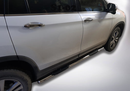 Side Bars (2 pcs, Stainless Steel) for Honda Pilot 2015-2022 - image 2