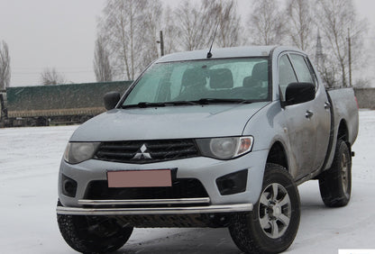 Front Bull Bar ST014 (Stainless Steel) for Mitsubishi L200 2006-2015 - image 2