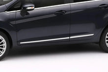 Chrome Door Moldings (4 pcs, Stainless Steel) for Ford Fiesta 2017- - image 1
