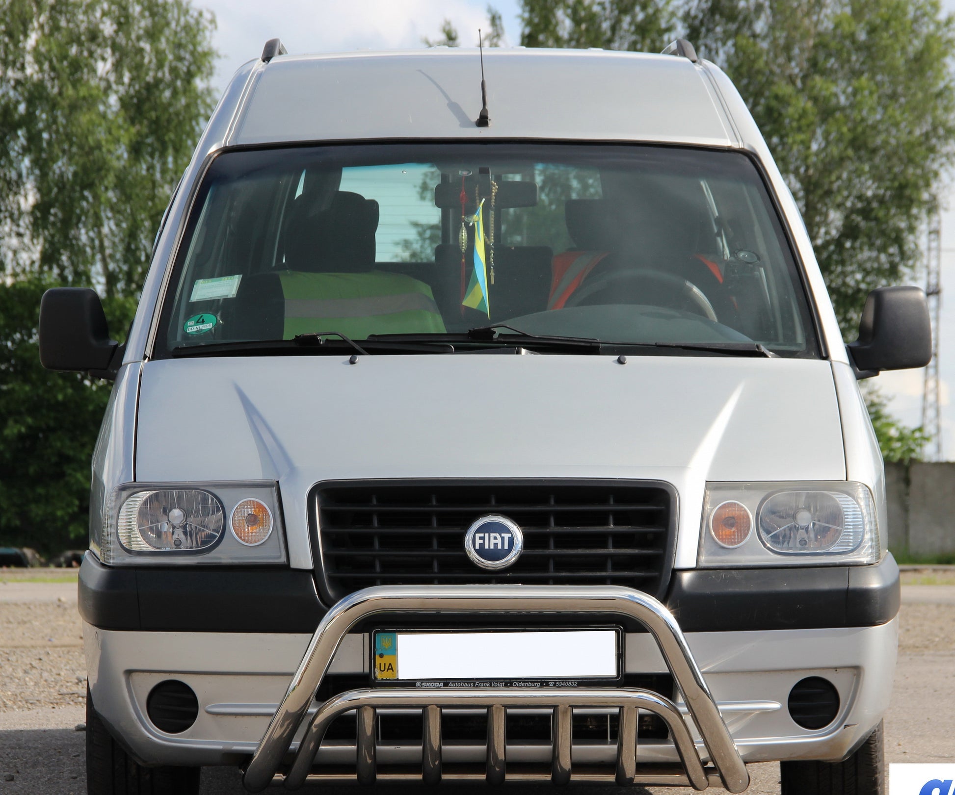 Bull Bar WT002 (Stainless Steel) for Fiat Scudo 1996-2007 - image 3