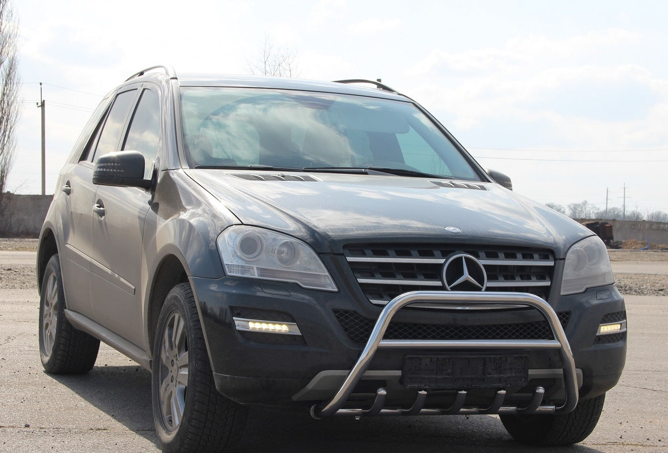 Bull Bar WT003 (Stainless Steel) for Mercedes ML W164 2005-2011 - image 2