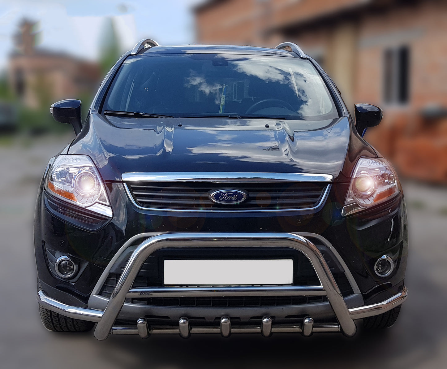 Bull Bar WT003-Exclusive (stainless steel) for Ford Kuga 2008-2013 - image 1