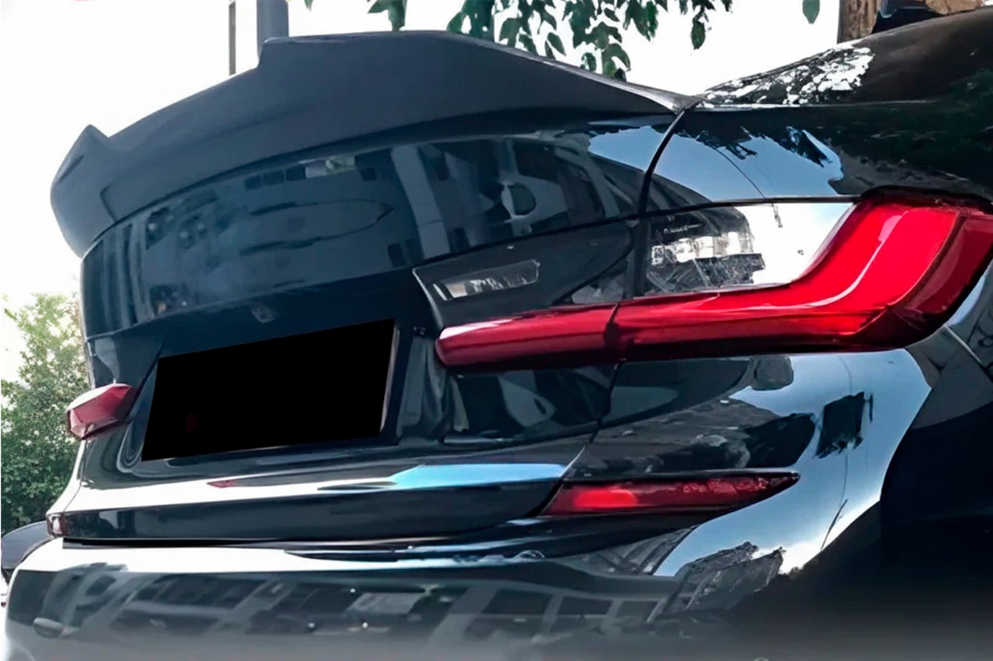 PSM-Style Spoiler (for G20/G80, Gloss Black) for BMW 3 Series G20/G21 2018- - image 1