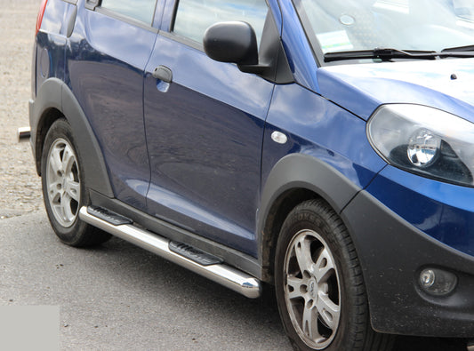 Side Pipes (2 pcs, Stainless Steel) for Chery Beat 2009-2015 - image 1