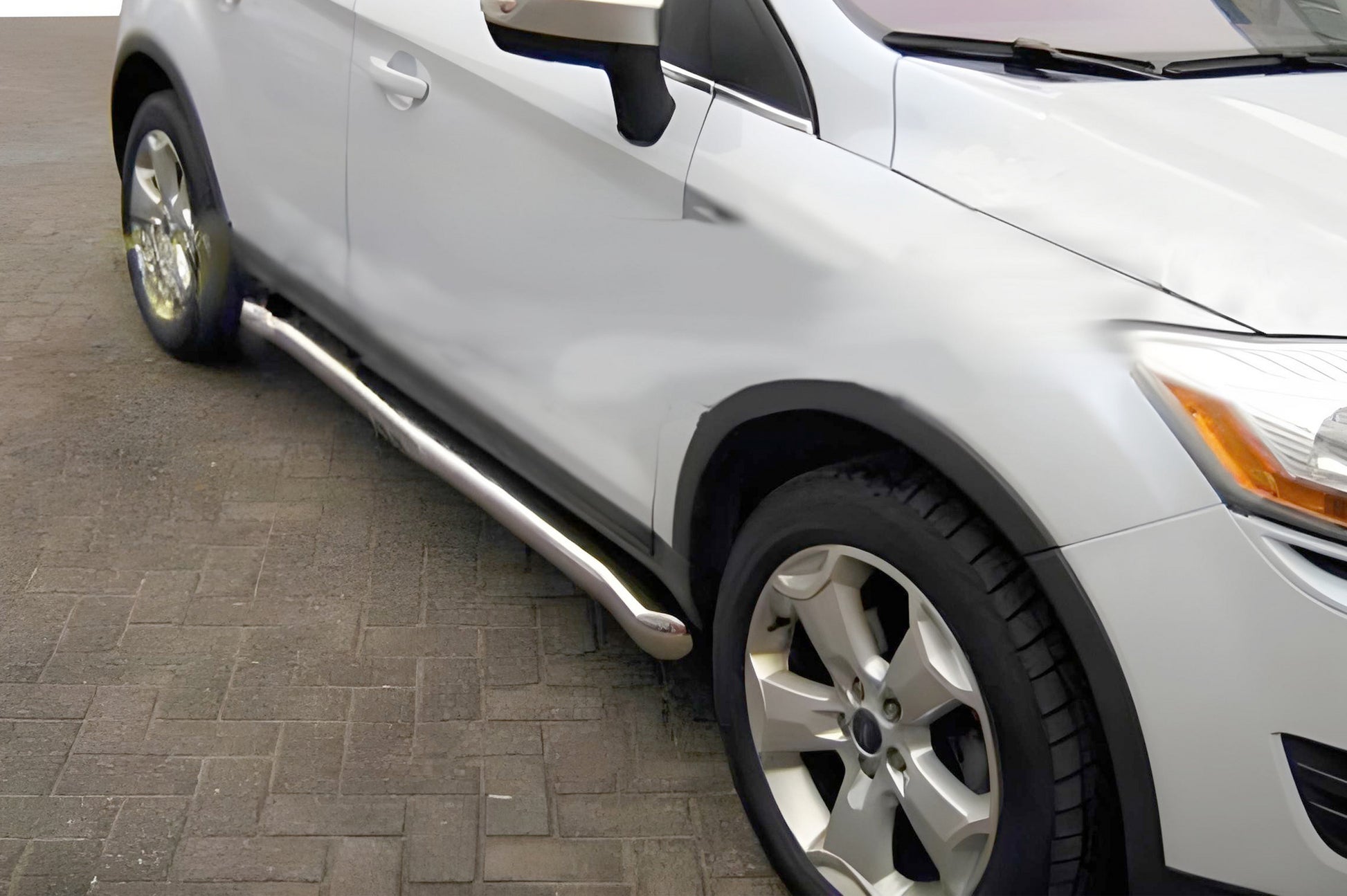 Side Pipes (2 pcs, Stainless Steel) for Ford Kuga 2008-2013 - image 1