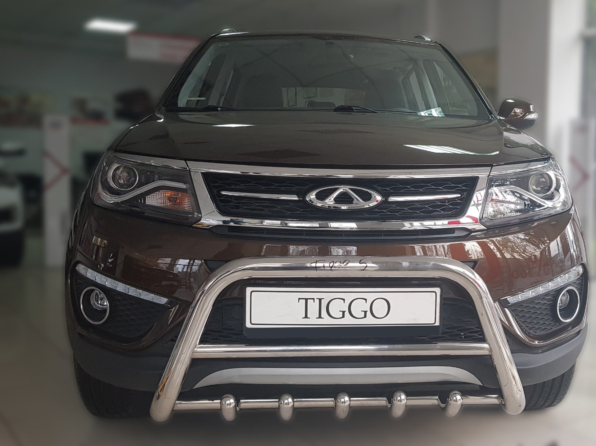 Bull Bar WT003 (Stainless Steel) for Chery Tiggo 5 2013- - image 1