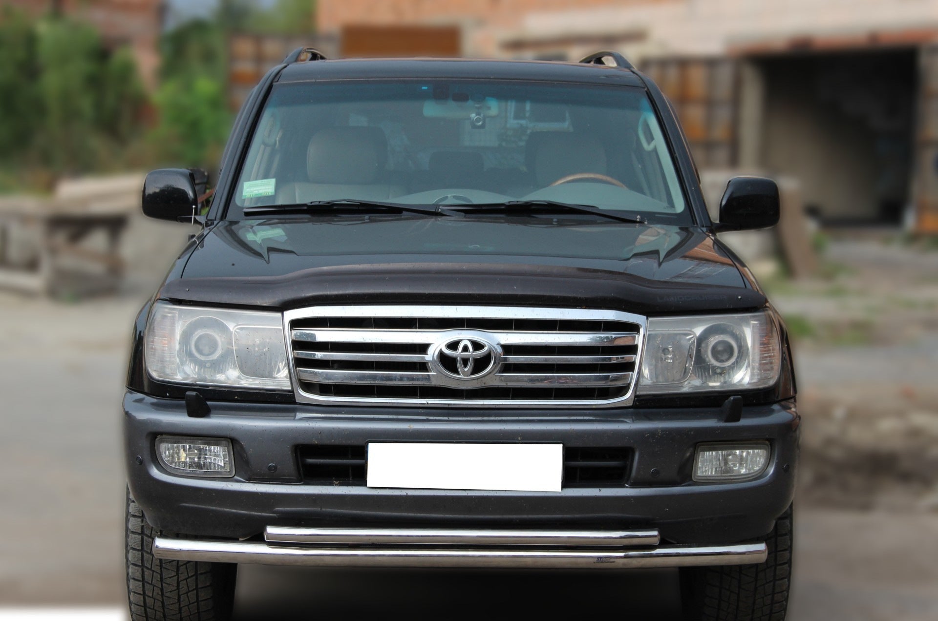 Front Bull Bar ST014 (Stainless Steel) for Toyota Land Cruiser 100 1998-2007 - image 1